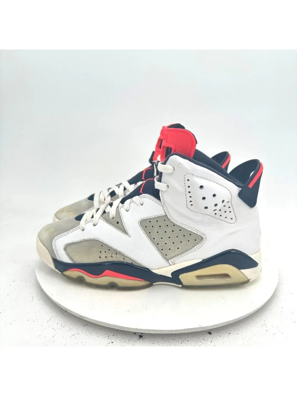 Nike Air Jordan VI 6 retro Men Size 8.5 38466 Tinker White Infrared Shoes
